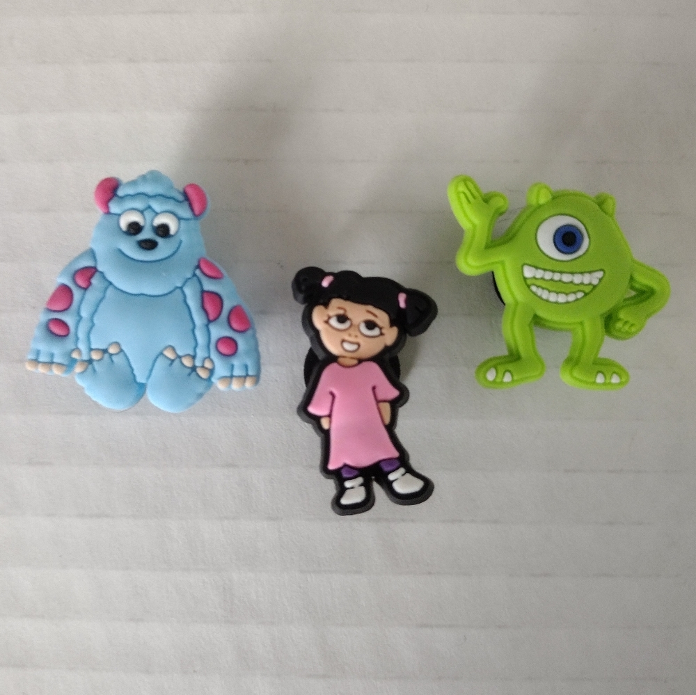 Monsters inc croc charms